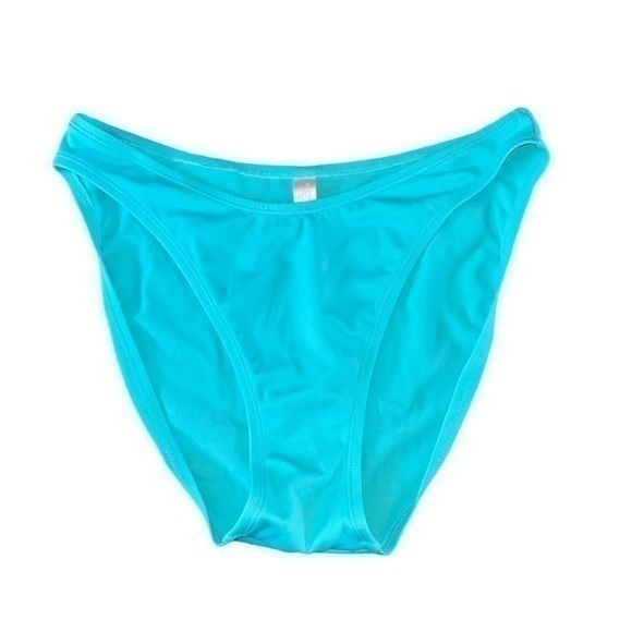 Victoria’s Secret’s-High Waisted Turquoise Bikini Swimsuit Bottoms Size S - Picture 1 of 6